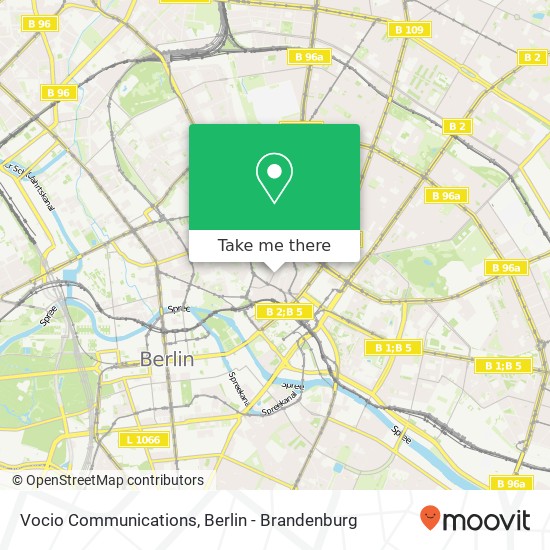 Vocio Communications map