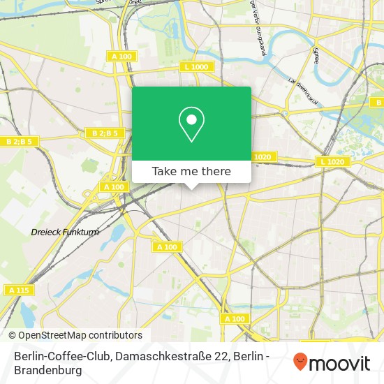 Berlin-Coffee-Club, Damaschkestraße 22 map