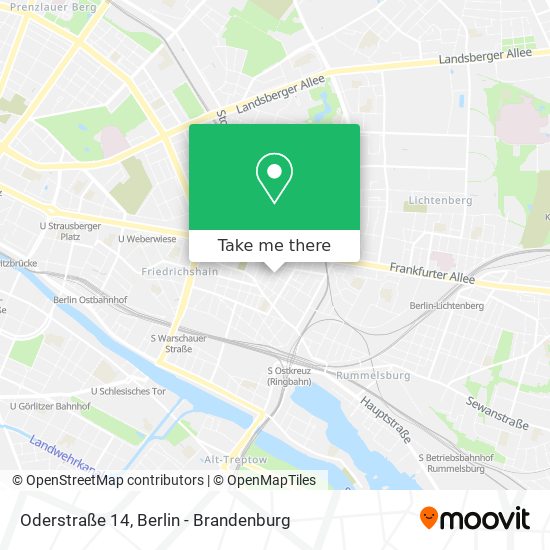 Oderstraße 14 map