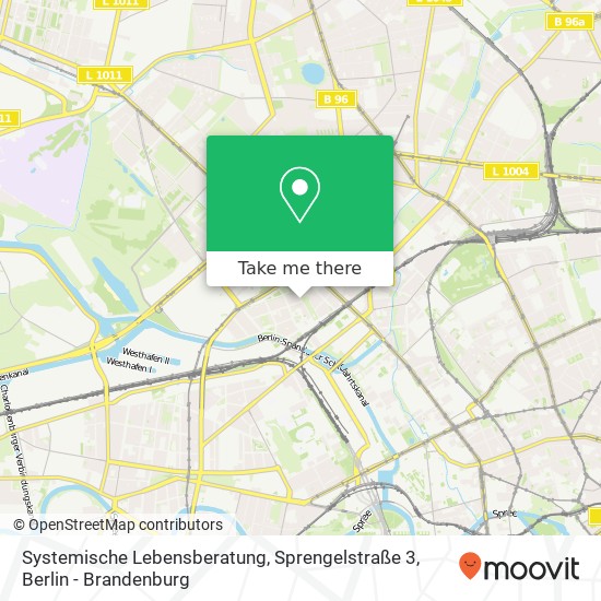 Карта Systemische Lebensberatung, Sprengelstraße 3