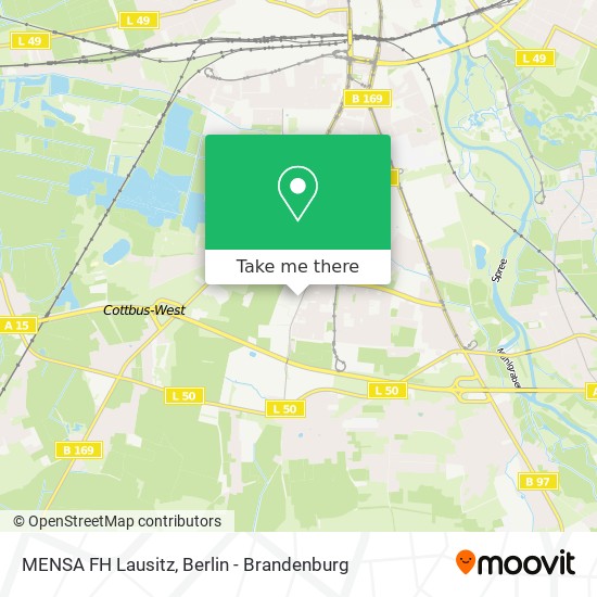 MENSA FH Lausitz map