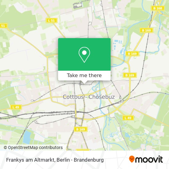 Карта Frankys am Altmarkt