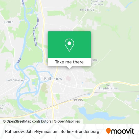 Rathenow, Jahn-Gymnasium map