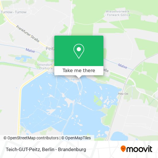 Teich-GUT-Peitz map