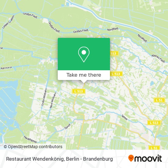 Restaurant Wendenkönig map