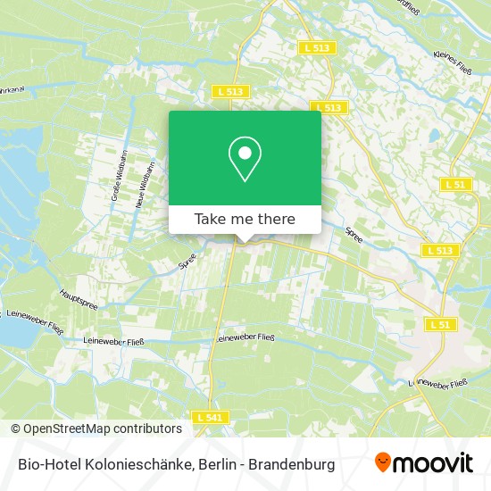 Карта Bio-Hotel Kolonieschänke