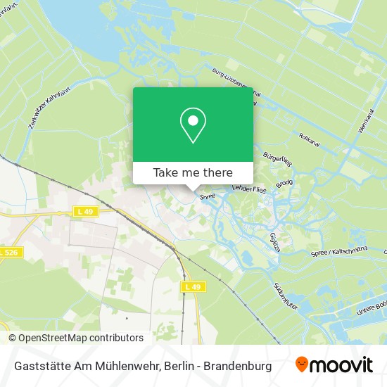 Карта Gaststätte Am Mühlenwehr