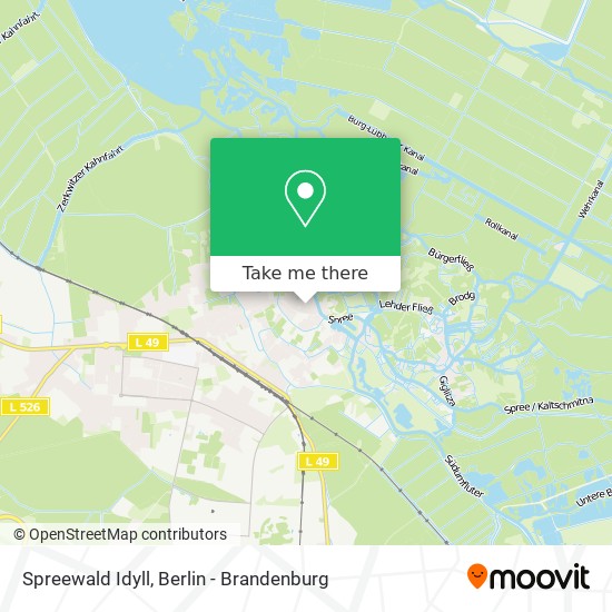 Spreewald Idyll map