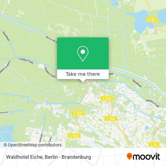 Waldhotel Eiche map