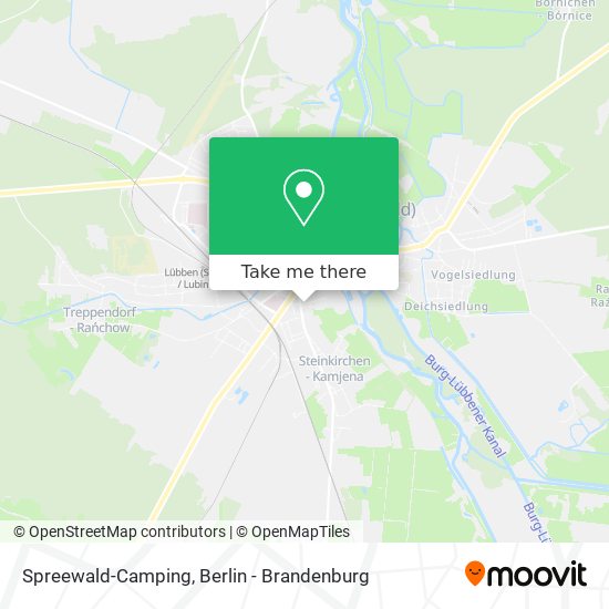 Spreewald-Camping map