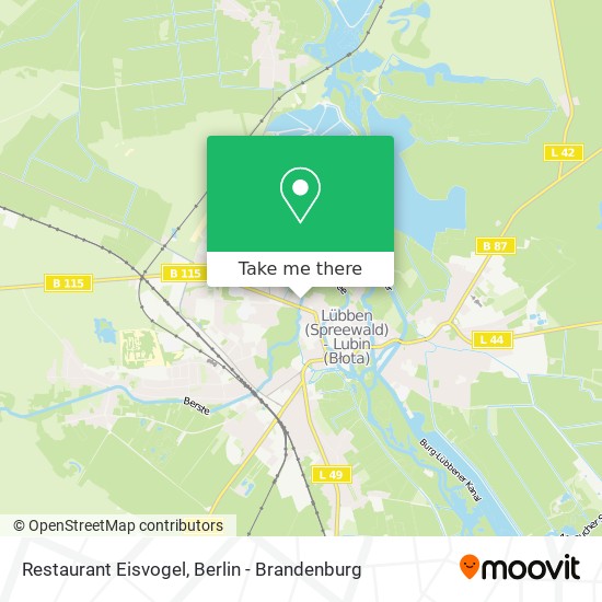 Restaurant Eisvogel map