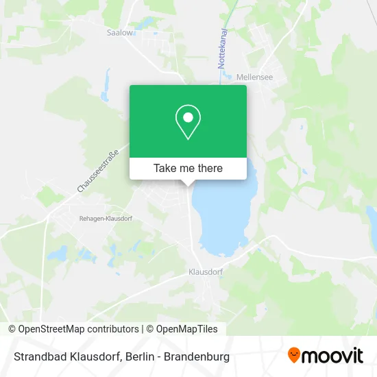 Strandbad Klausdorf map