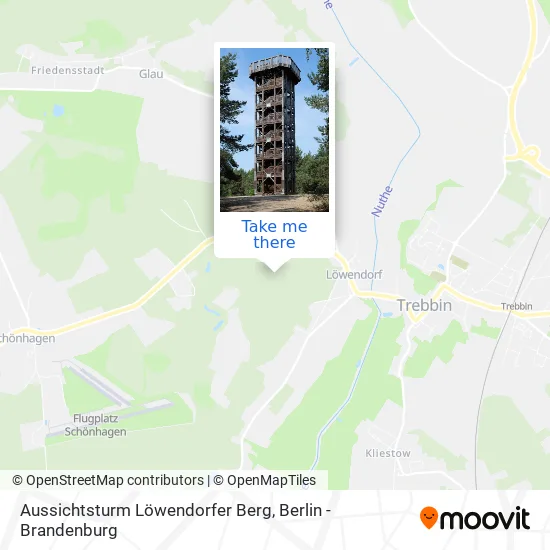 Карта Aussichtsturm Löwendorfer Berg