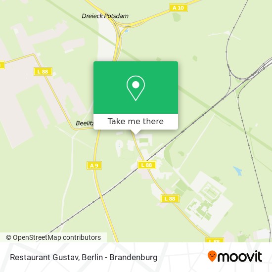 Restaurant Gustav map