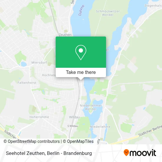 Seehotel Zeuthen map