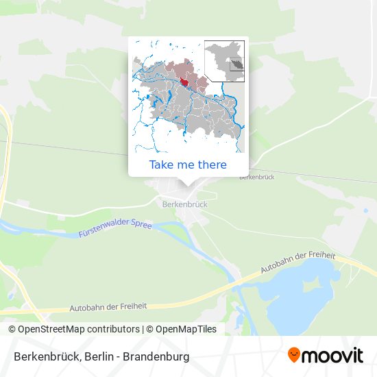 Карта Berkenbrück