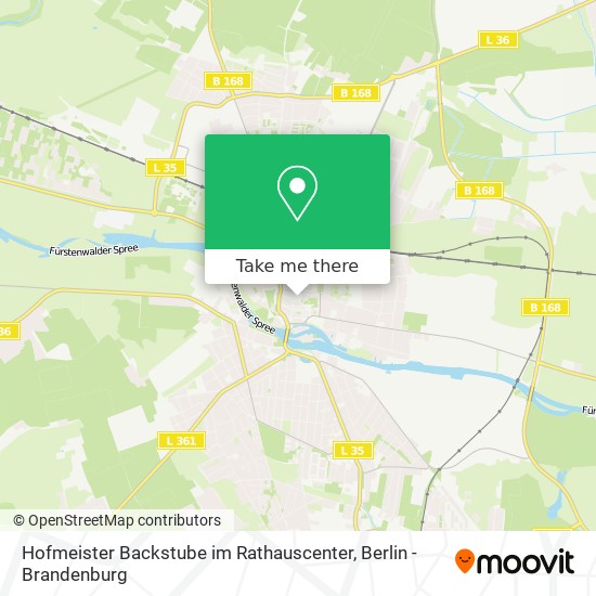 Hofmeister Backstube im Rathauscenter map