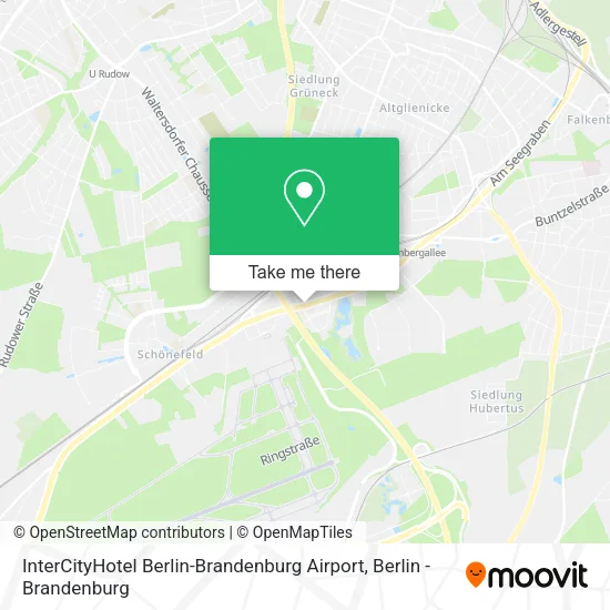 Карта InterCityHotel Berlin-Brandenburg Airport