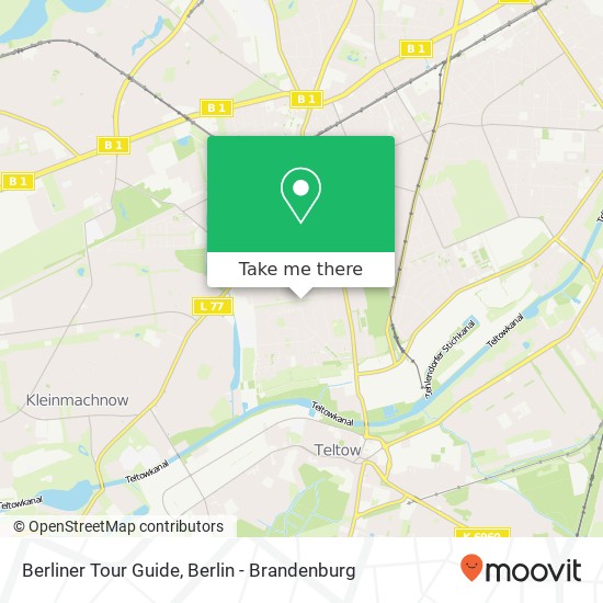 Berliner Tour Guide map