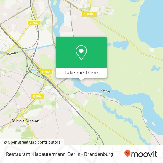 Restaurant Klabautermann map