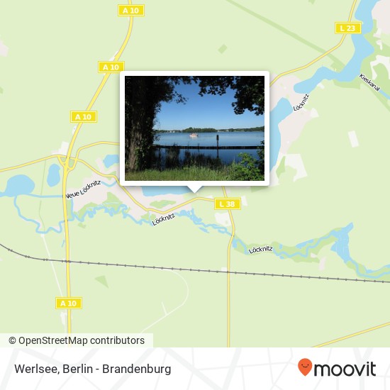 Werlsee map