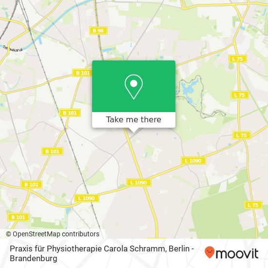 Praxis für Physiotherapie Carola Schramm map