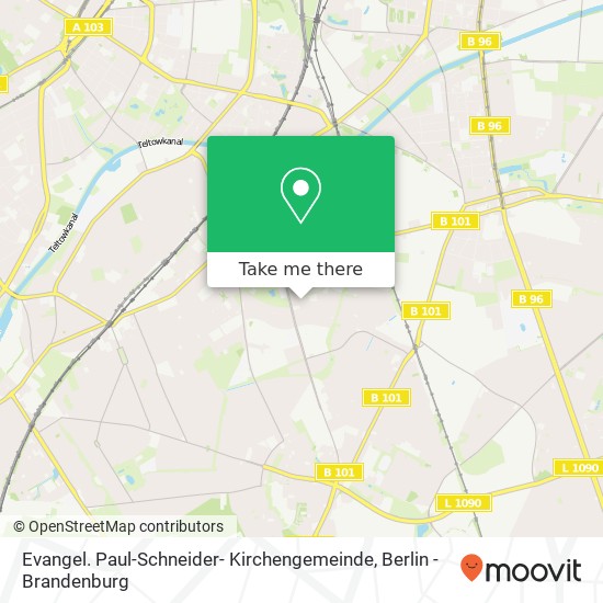 Evangel. Paul-Schneider- Kirchengemeinde map