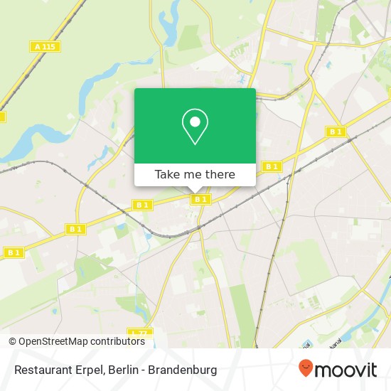 Restaurant Erpel map