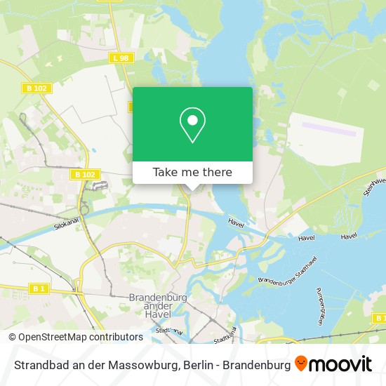 Strandbad an der Massowburg map