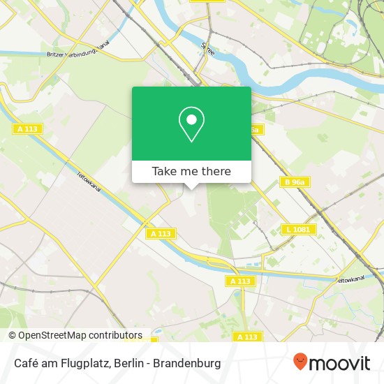 Café am Flugplatz map