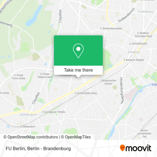 Карта FU Berlin