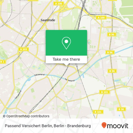 Карта Passend Versichert Berlin