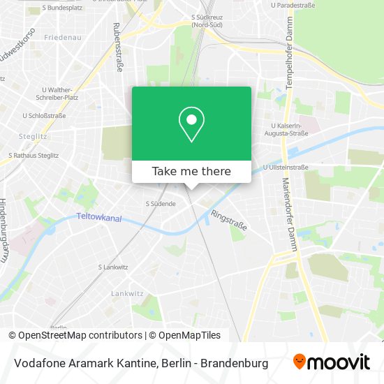 Vodafone Aramark Kantine map
