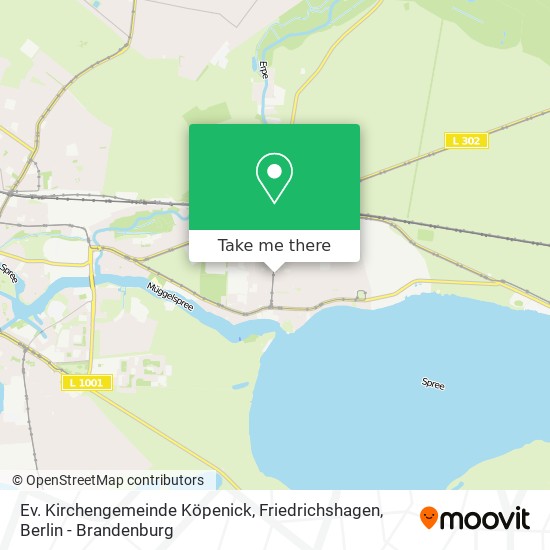 Карта Ev. Kirchengemeinde Köpenick, Friedrichshagen