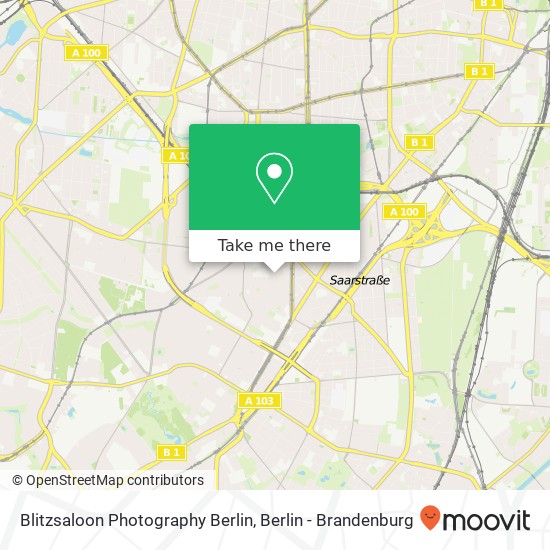 Blitzsaloon Photography Berlin map