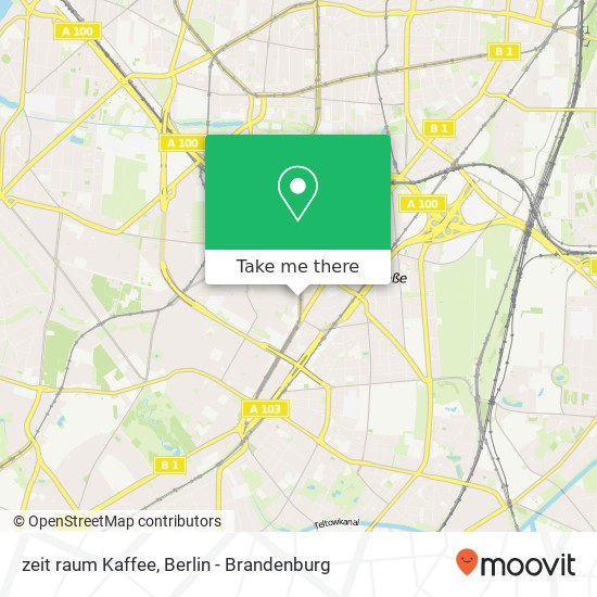 zeit raum Kaffee map