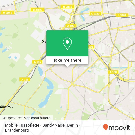 Mobile Fusspflege - Sandy Nagel map