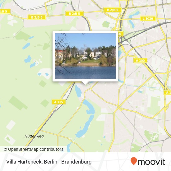 Villa Harteneck map