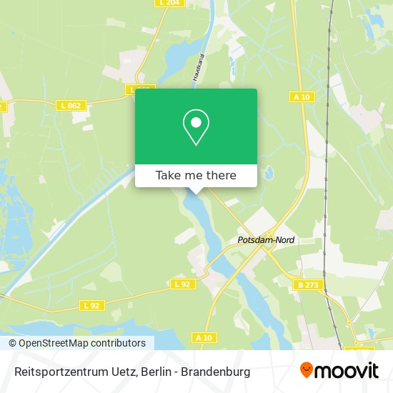 Reitsportzentrum Uetz map