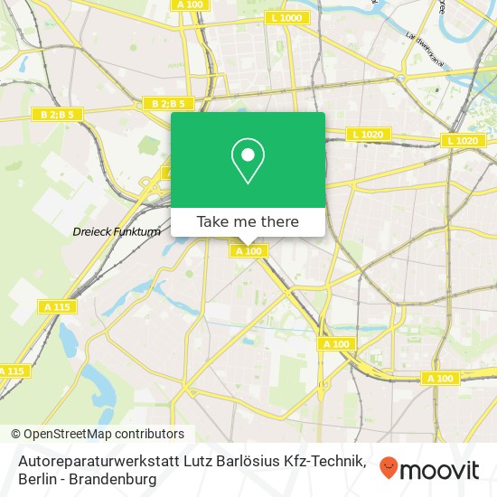 Autoreparaturwerkstatt Lutz Barlösius Kfz-Technik map