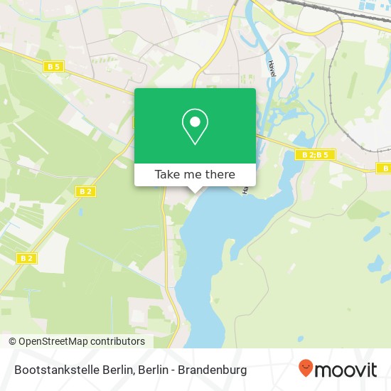 Bootstankstelle Berlin map