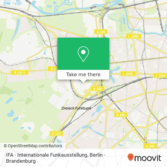 IFA - Internationale Funkausstellung map