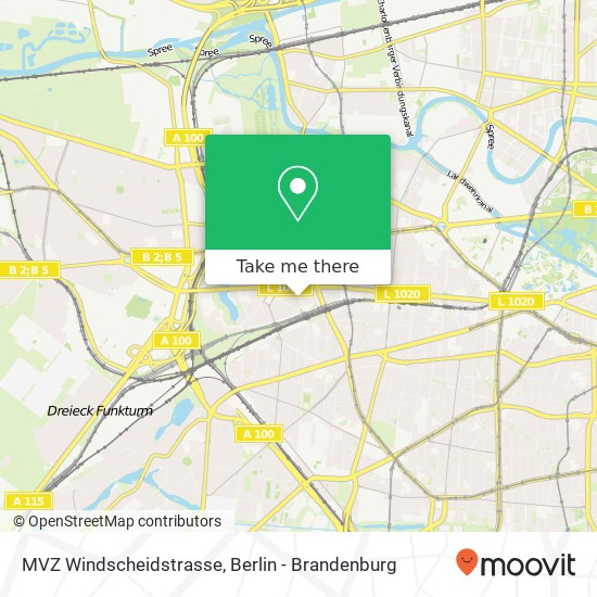 MVZ Windscheidstrasse map