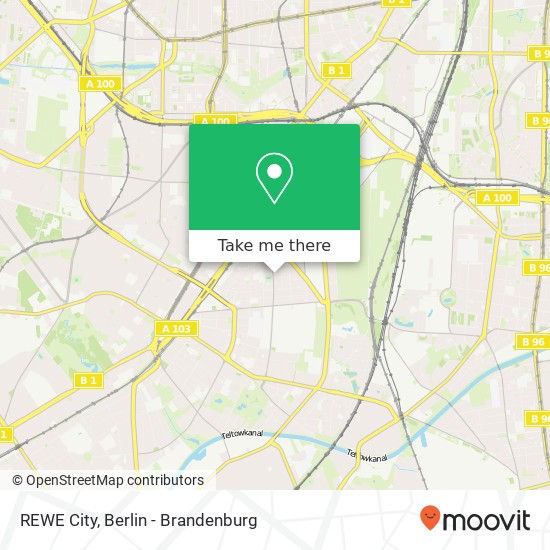 REWE City map