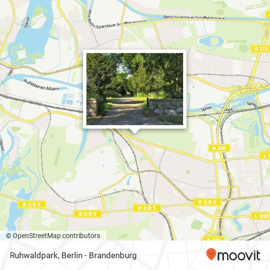 Ruhwaldpark map