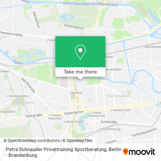 Petra Schnauder Privattraining Sportberatung map