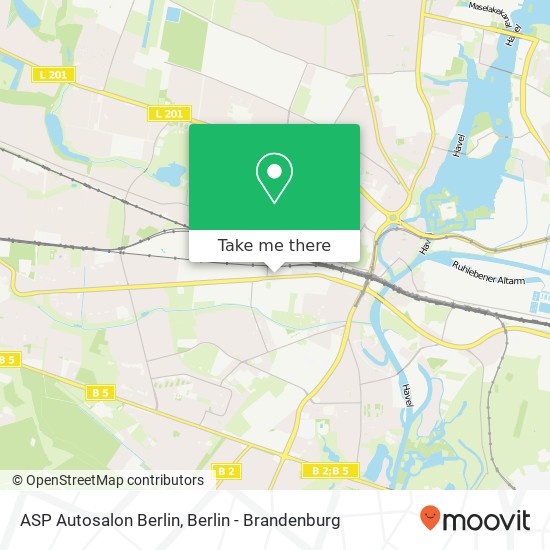 ASP Autosalon Berlin map