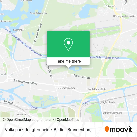 Карта Volkspark Jungfernheide