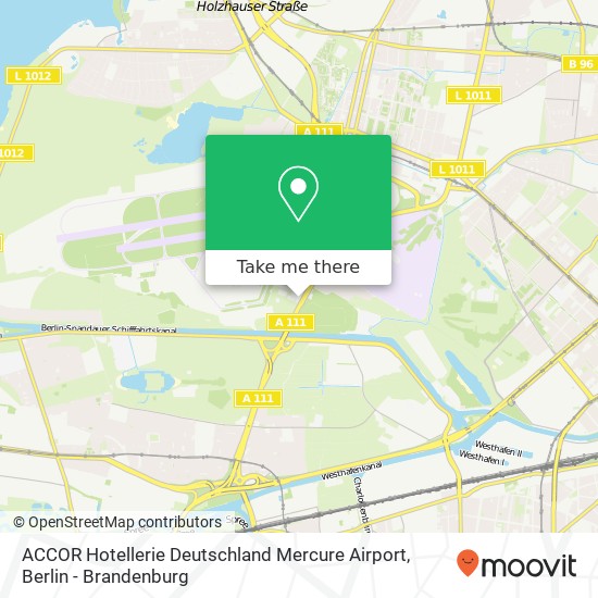 ACCOR Hotellerie Deutschland Mercure Airport map