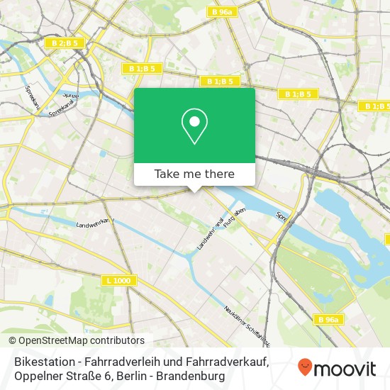 Bikestation - Fahrradverleih und Fahrradverkauf, Oppelner Straße 6 map